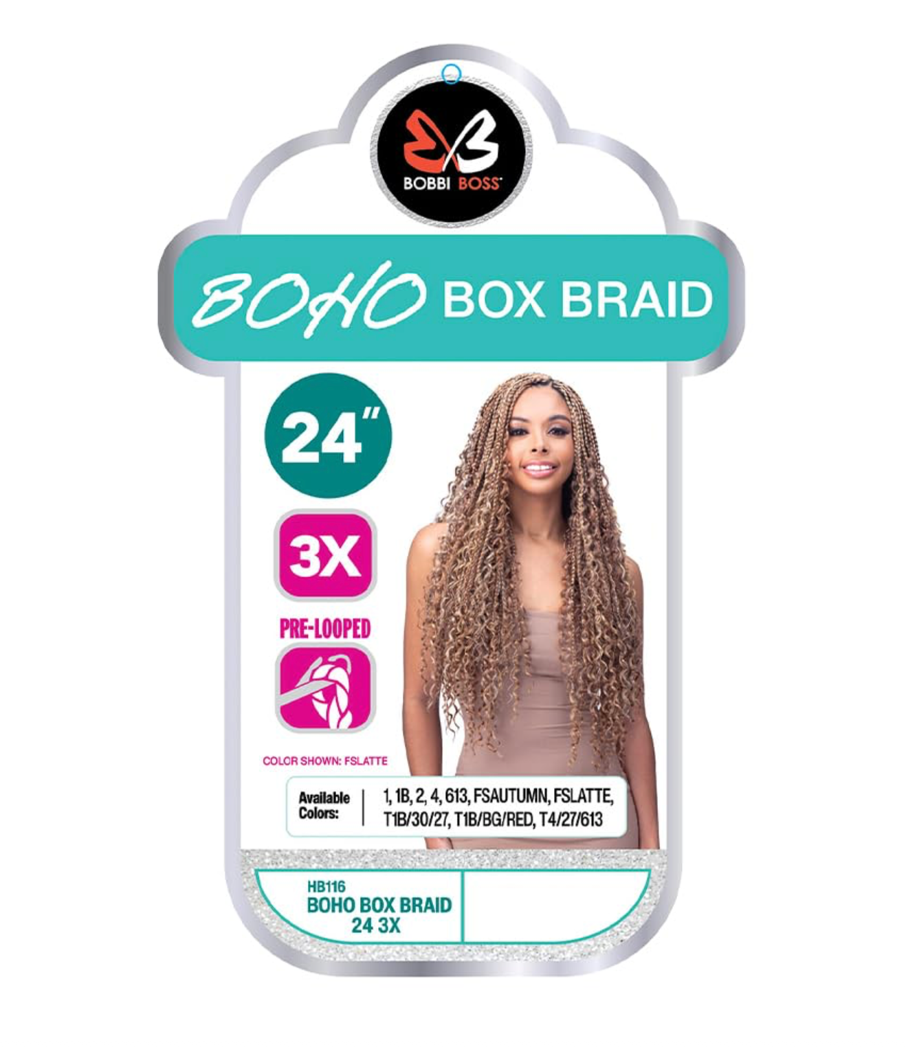 Bobbi-Boss-3X-box braids-24''