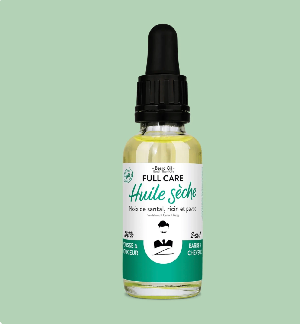 BARBE & CHEVEUX-FULL-CARE-HUILE-SECHE-BEARD-OIL