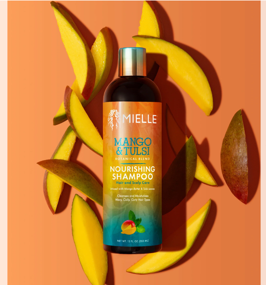 mielle-mango & tulsi-nourishing shampoo