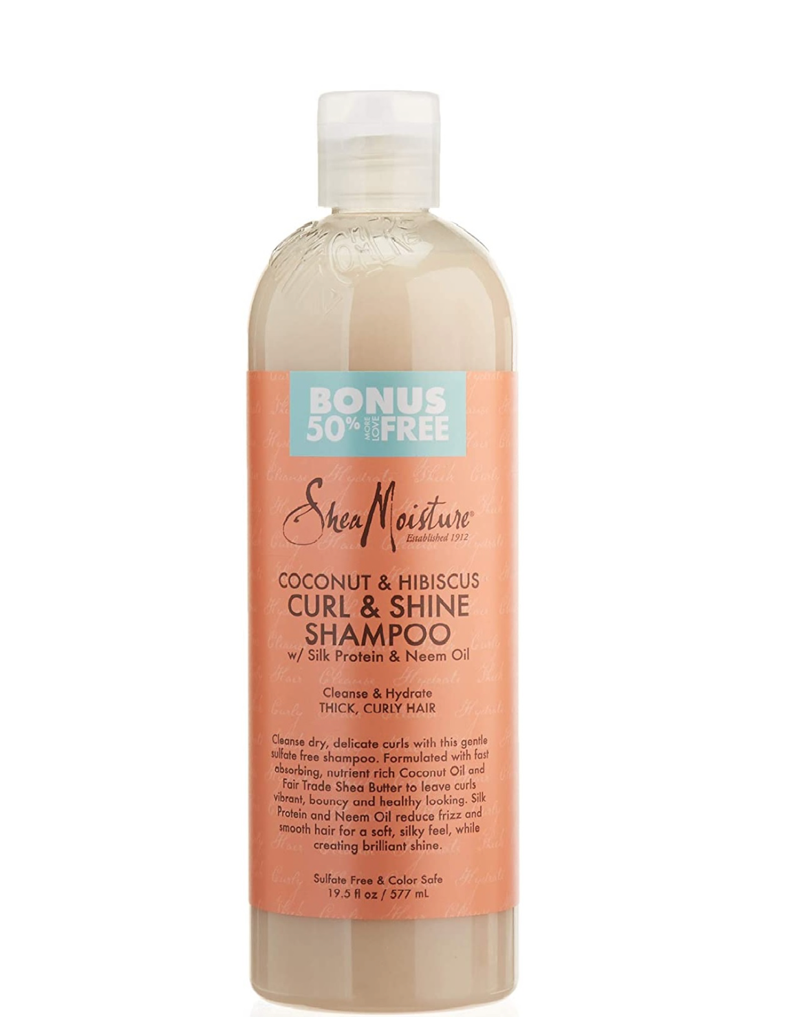 shea-moisture-curl & shine-shampoo-19.8 oz