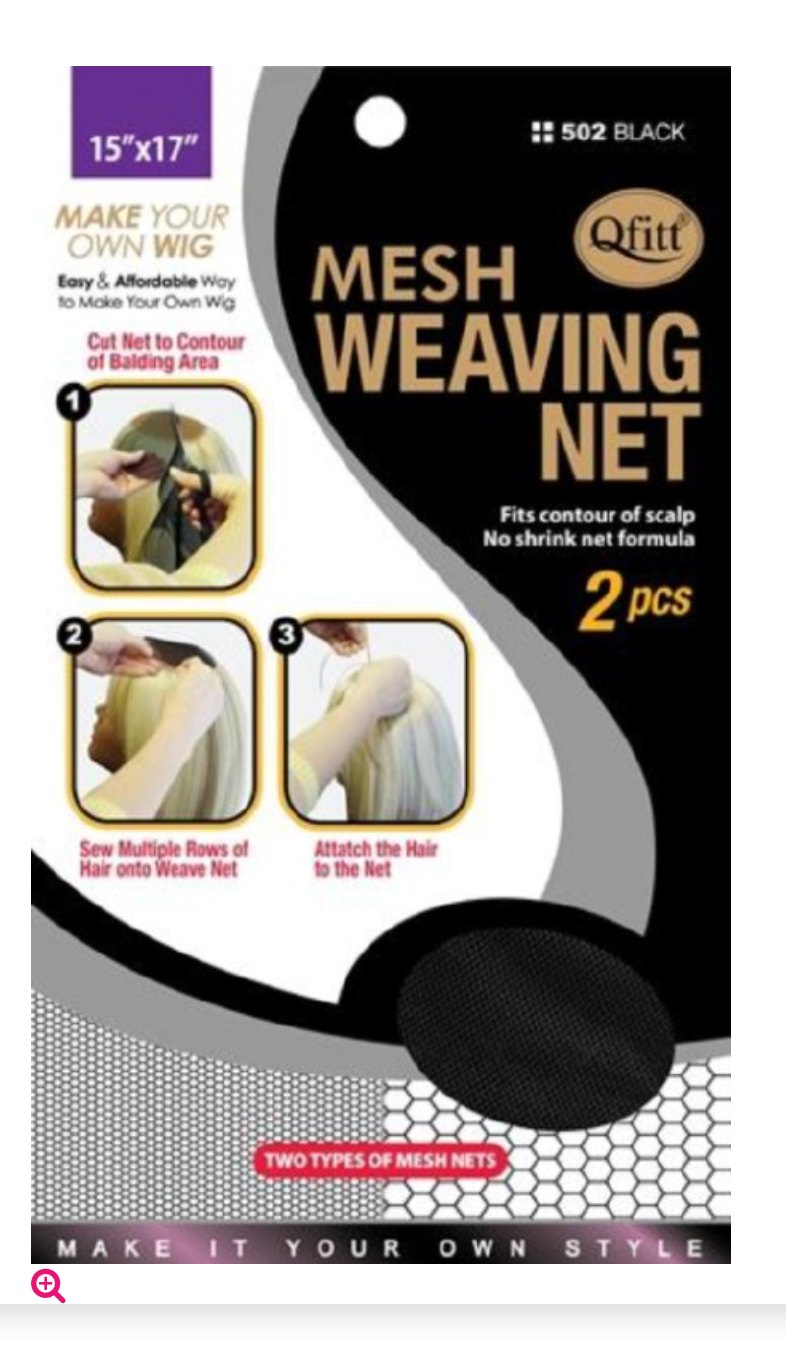 Qfitt-mesh-weaving-net-2pcs-black