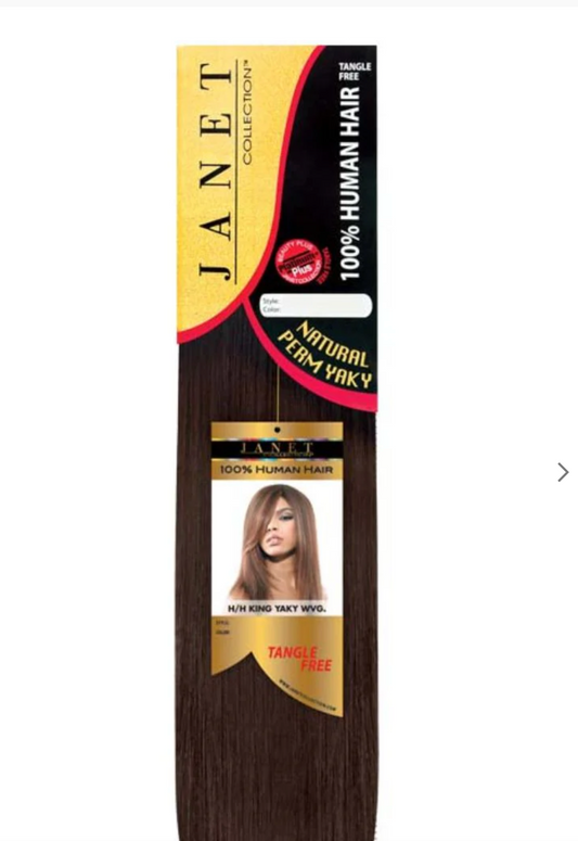 Janet-KING-Yaky-Natural Perm- 14"