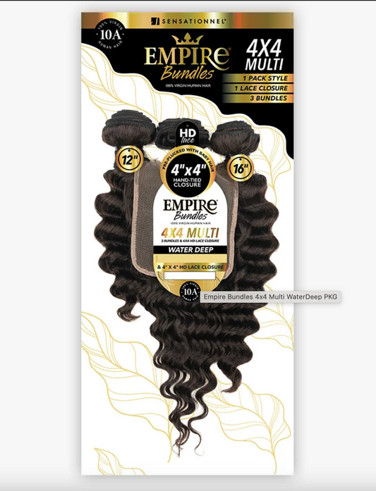 HH WATER DEEP 10,12,14-(EMPIRE BUNDLES 4X4 MULTI PACK)-NATURAL