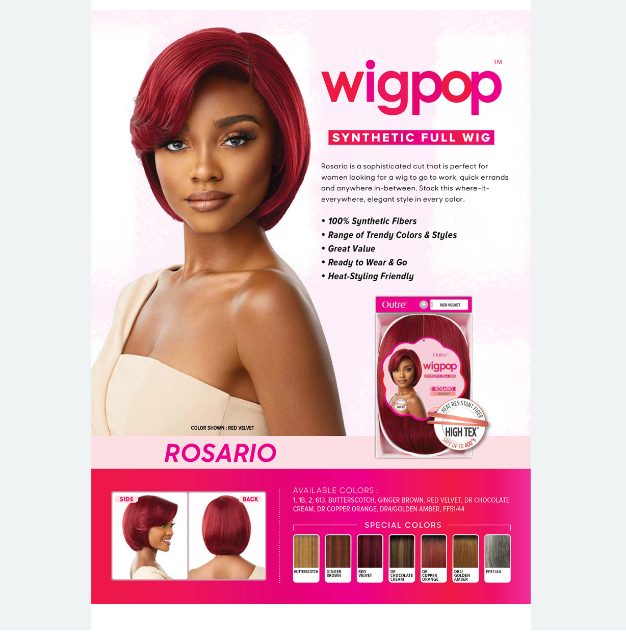 OUTRE - WIGPOP - SYNTHETIC WIG