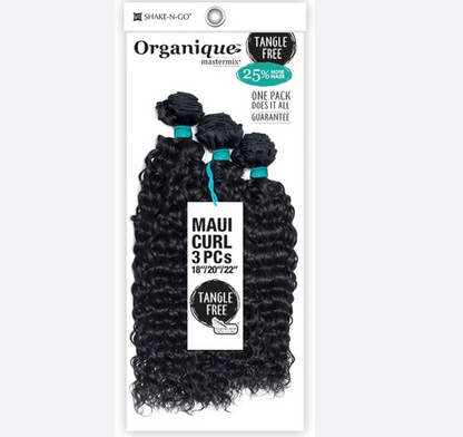 SHAKE-N-GO-MAUI CURL 3PCs-Organique-Mastermix - 18'' 20'' 22''