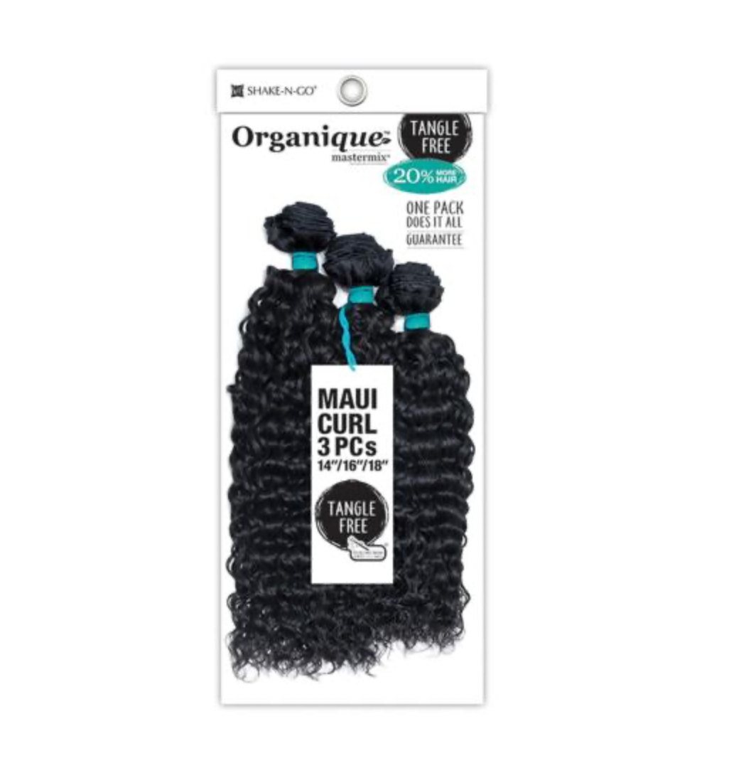 SHAKE-N-GO-MAUI CURL 3PCs-Organique-Mastermix - 18'' 20'' 22''