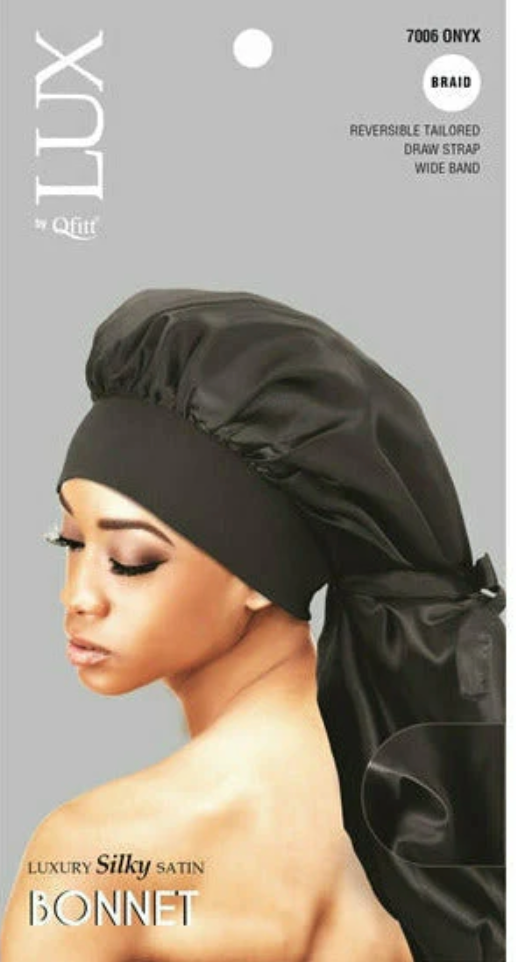 LUX by Qfitt - Luxury Silky Satin Bonnet (long)