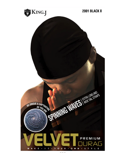 King. J - Velvet-Premium Durag-Spinning waves