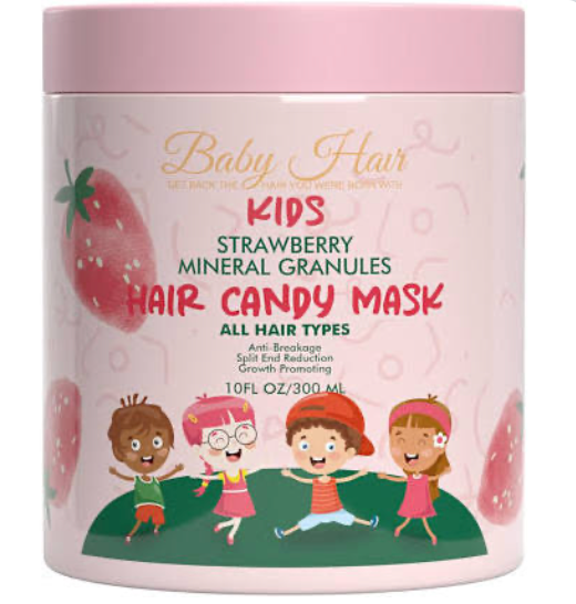 Baby Hair - Kids Strawberry Hair Candy Mask