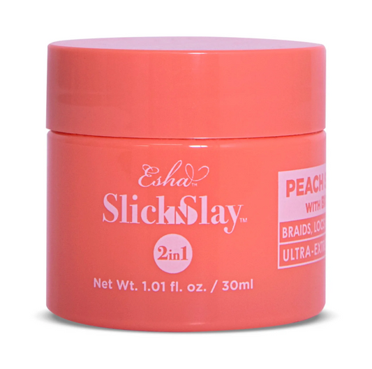 Esha Girl - Slick N Slay 2-IN-1 Braid & Edge Gel - PEACH SCENT: 30ML