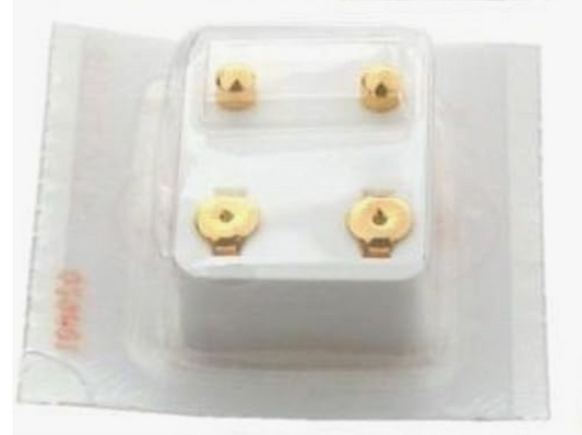 CARESS No.1 - ORIGINAL- Gold Studs -Earrings - CZNO04FW00EXG