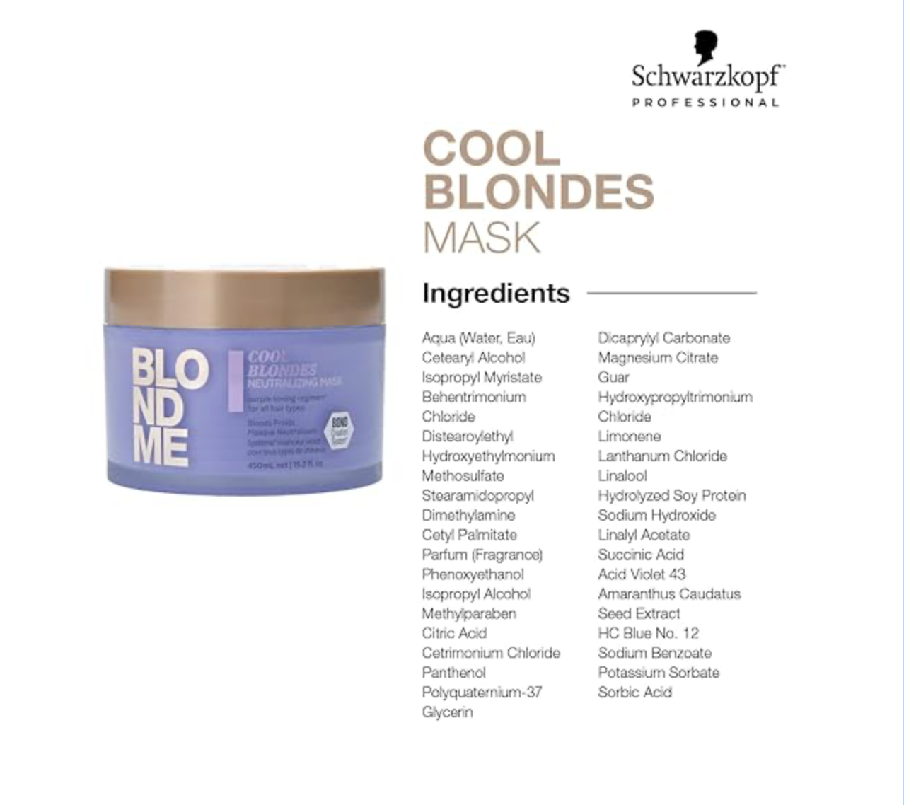 BLOND ME - COOL BLONDES NEUTRALIZING MASK