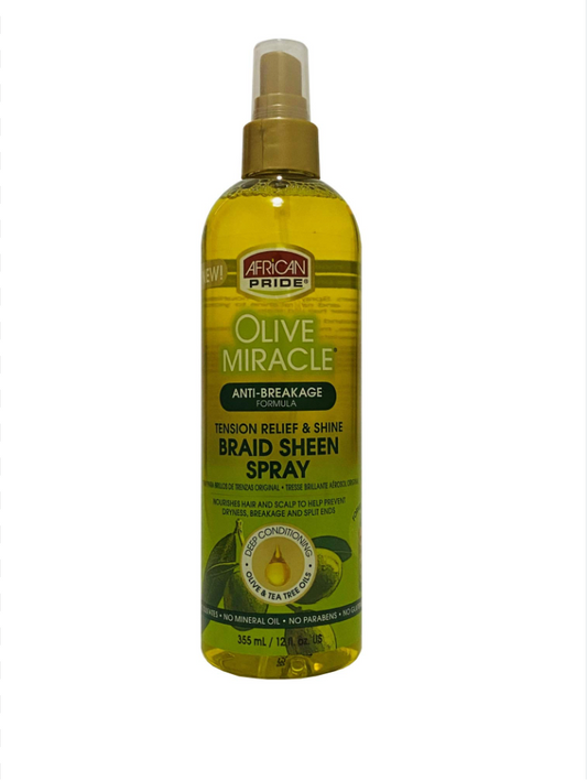 African Pride - Olive Miracle - Braid Sheen Spray