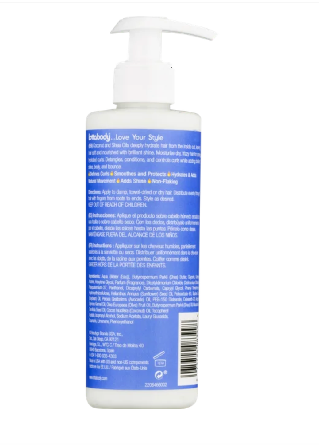 lotta-body-coconut & shea oils-curl & style milk
