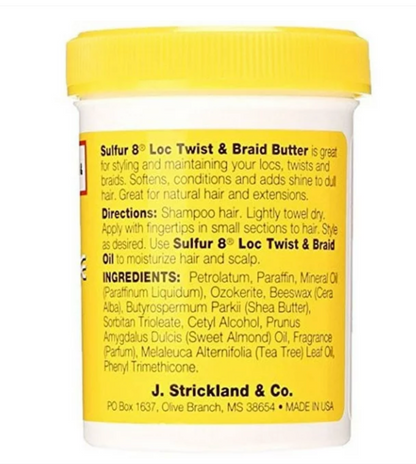 SULFUR 8 - LOC-TWIST & BRAID-BUTTER