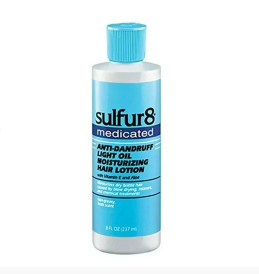 SULFUR 8-MEDICATED-ANTI-DANDRUFF-LIGHT-OIL