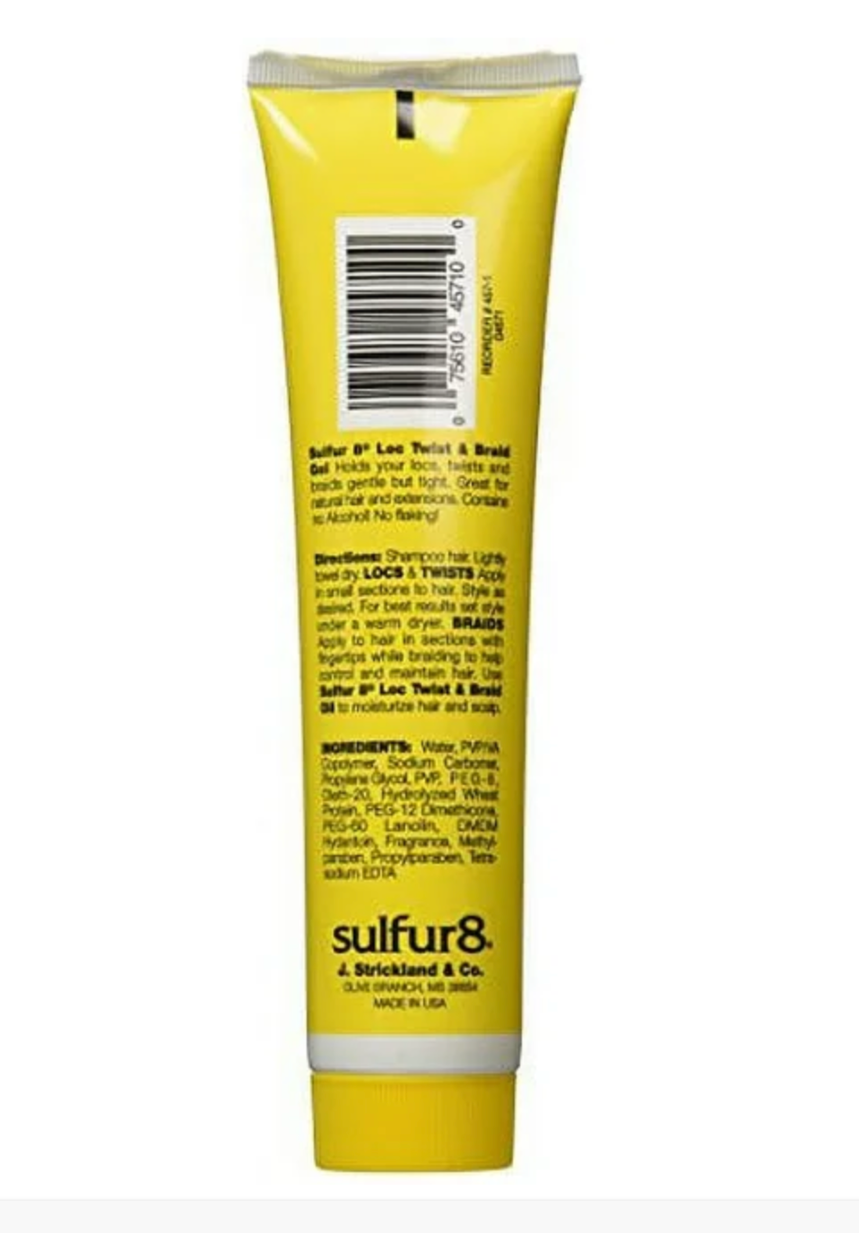 SULFUR 8-LOC-TWIST & BRAID-GEL - 6OZ