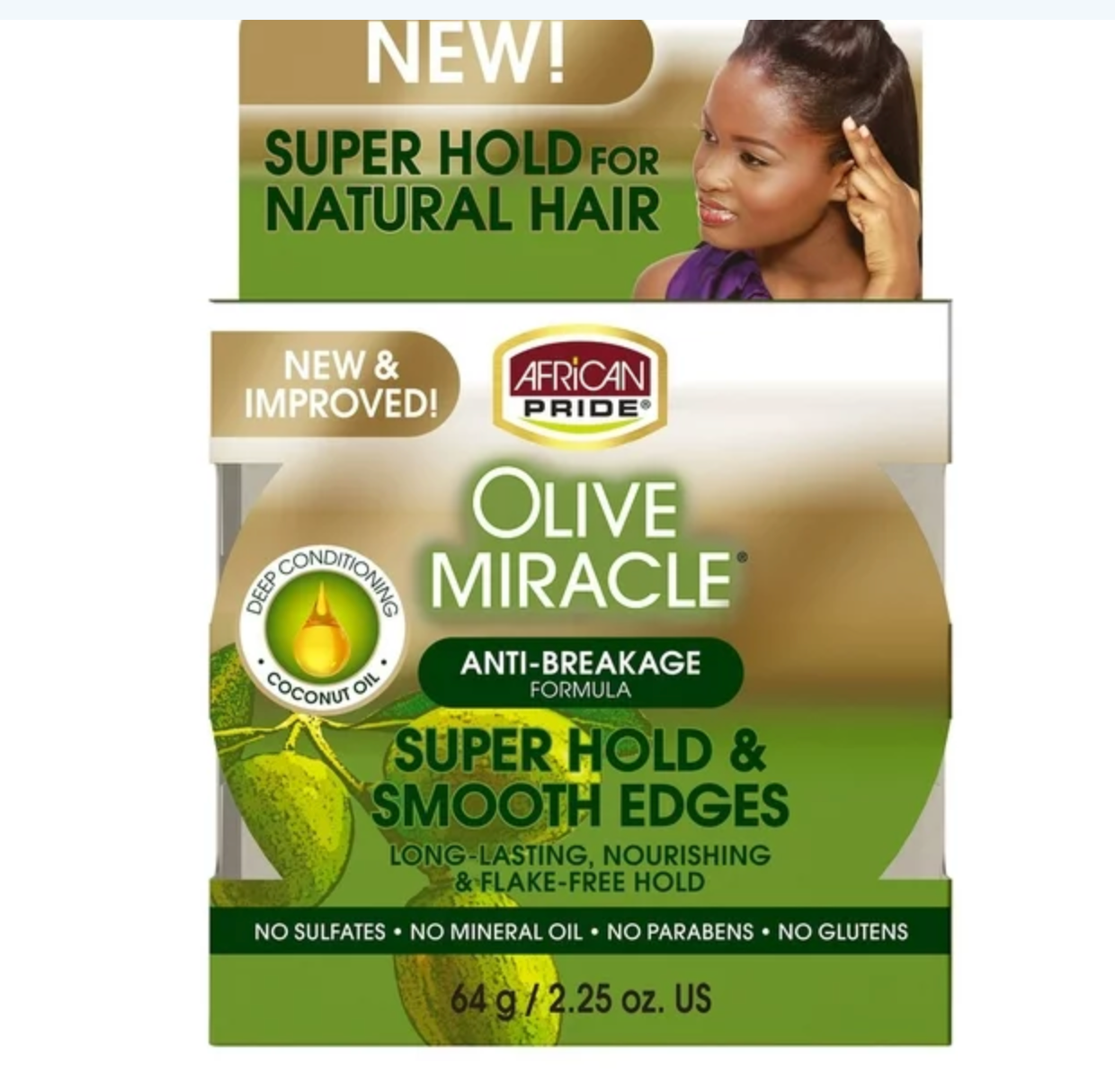 African-pride-olive-miracle-super hold & smooth edges