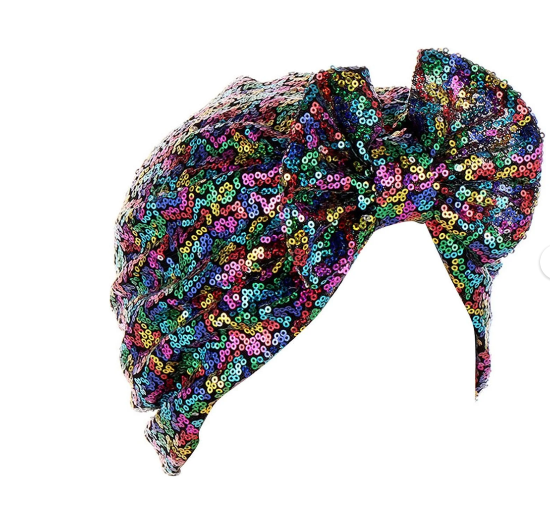 ROYAL  BIJOU-SEQUIN-TURBAN