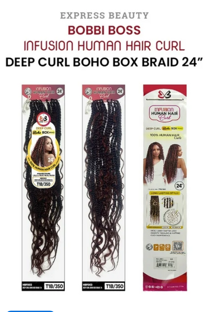 Bobbi Boss-Human-Hair-Deep-Curl-Strands-Boho-Box-Braid-24''