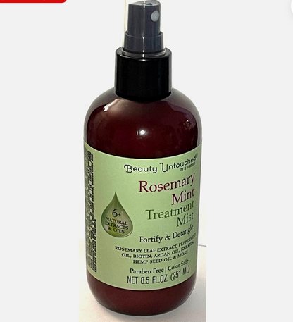 Beauty Untouched - Rosemary Mint Treatment Mist - Fortify & Detangle