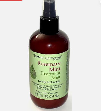 Beauty Untouched - Rosemary Mint Treatment Mist - Fortify & Detangle