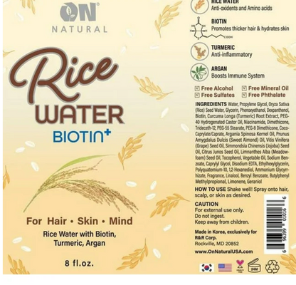 ON-Natural- Rice water-biotin