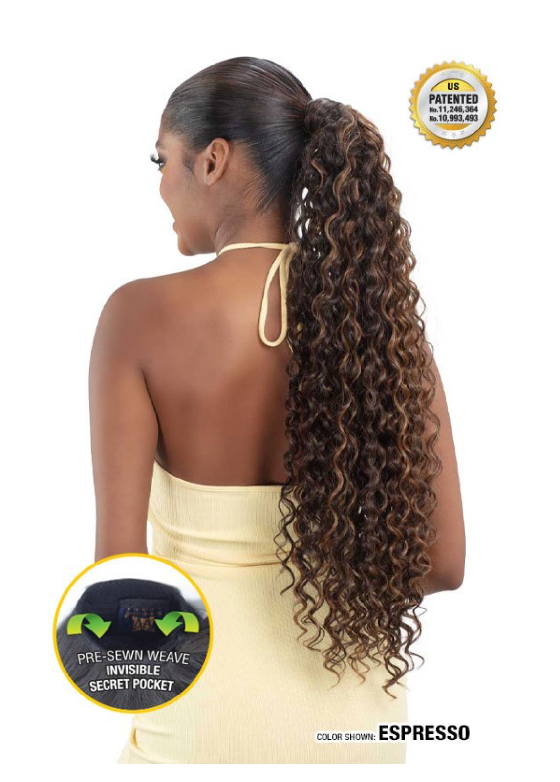 shake-n-go-organique-pony-pro-weave-ponytail - Spanish-curls - 26''