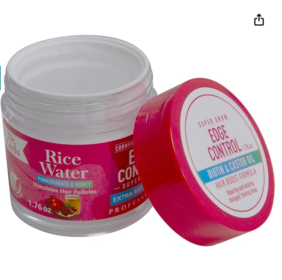 Dr. Girls - Rice Water - Edge Control - Extra-mega-hold-Pomegranate & honey