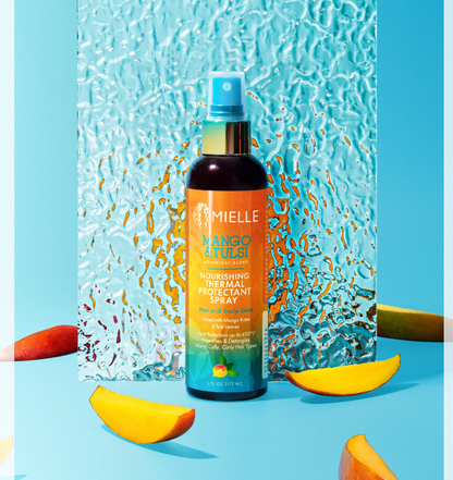 mielle-mango & tulsi-nourishing thermal-protectant spray