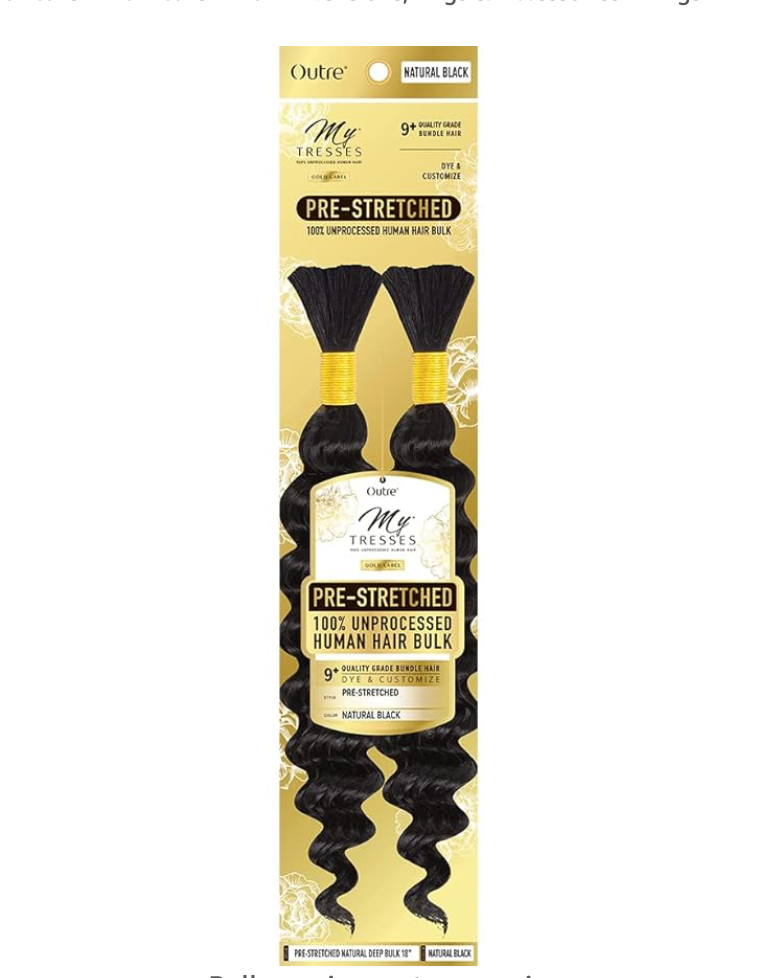 OUTRE-MYTRESSES- GOLD GYPSY-DEEP BULK - 18'' - NATURAL