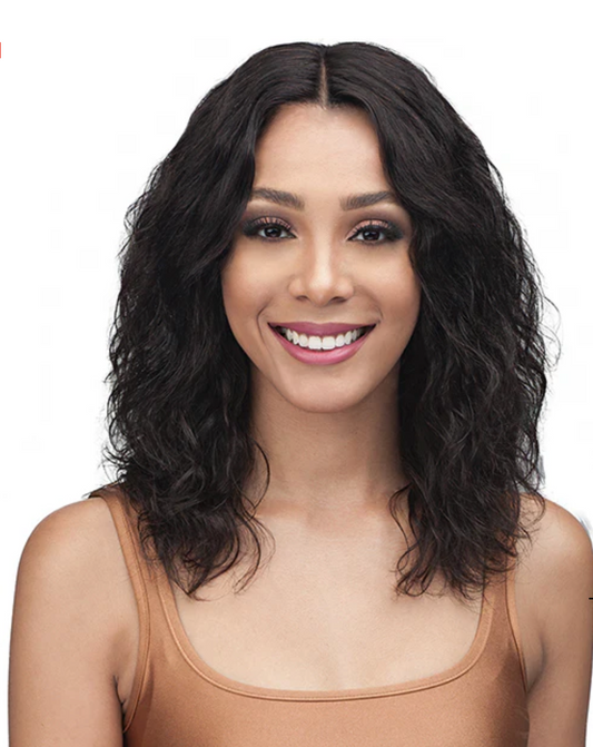 BOBBI BOSS - LACE FRONT-HAND TIED-100% VIRGIN REMY HUMAN HAIR WIG - 13''X4'' - AMINA-NATURAL