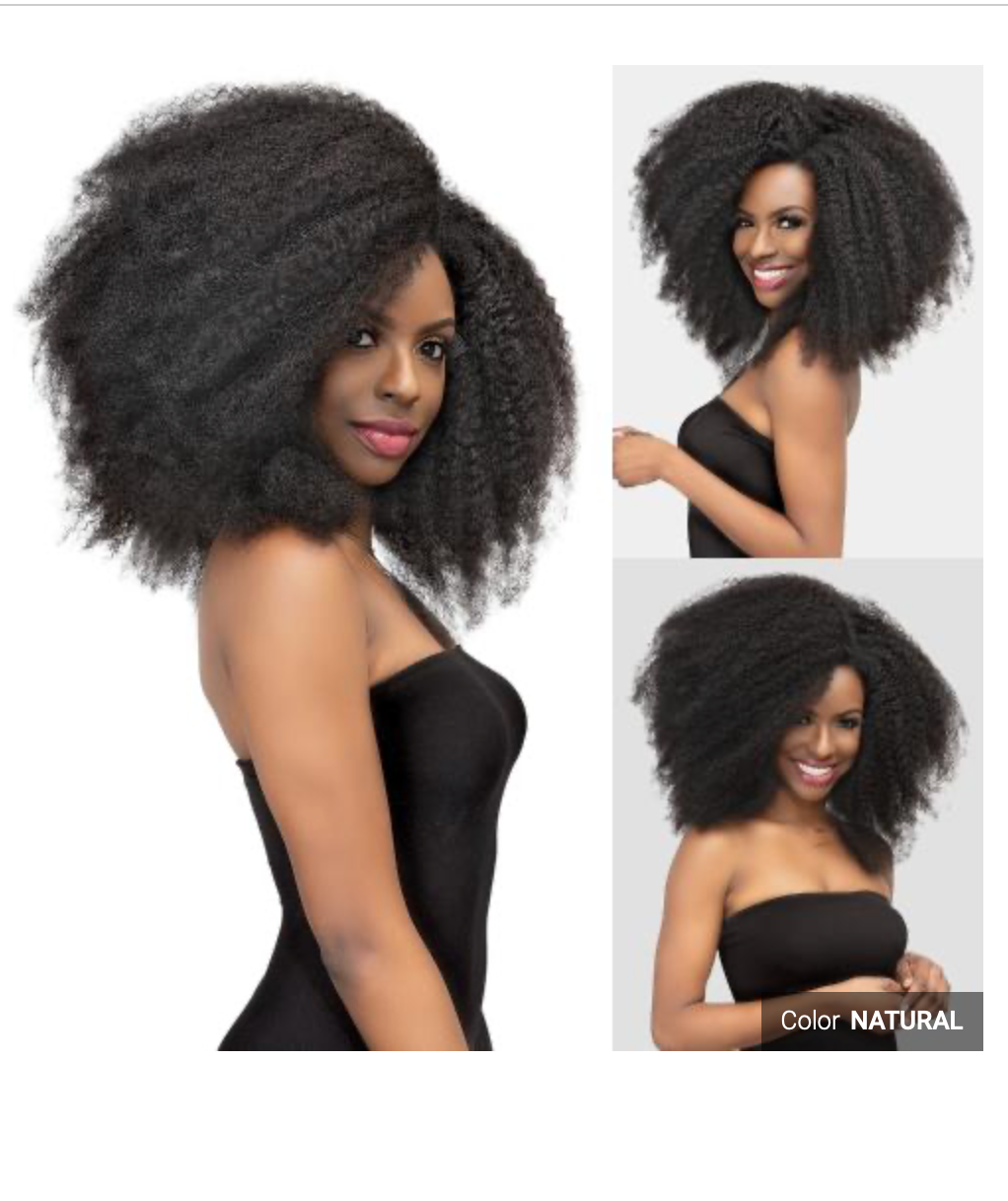 NATURAL ME-4C-KINKY CLIP - 14'' - 8(PCS)