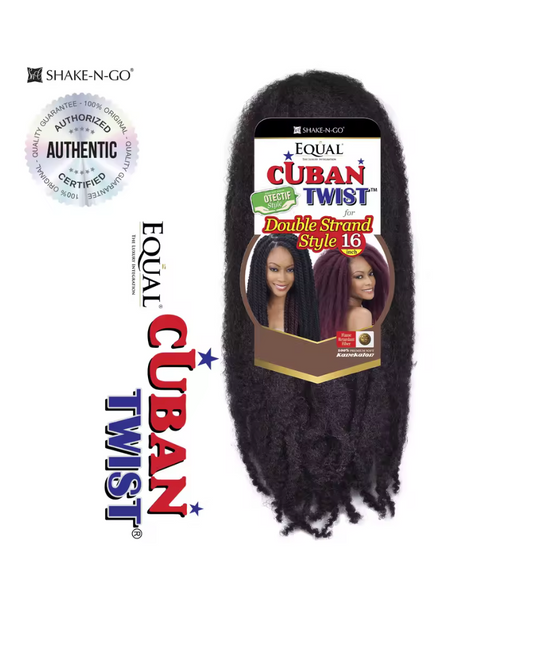 SHAKE N GO - SH -  3X CUBAN TWIST SOFT & NATURAL - 16''