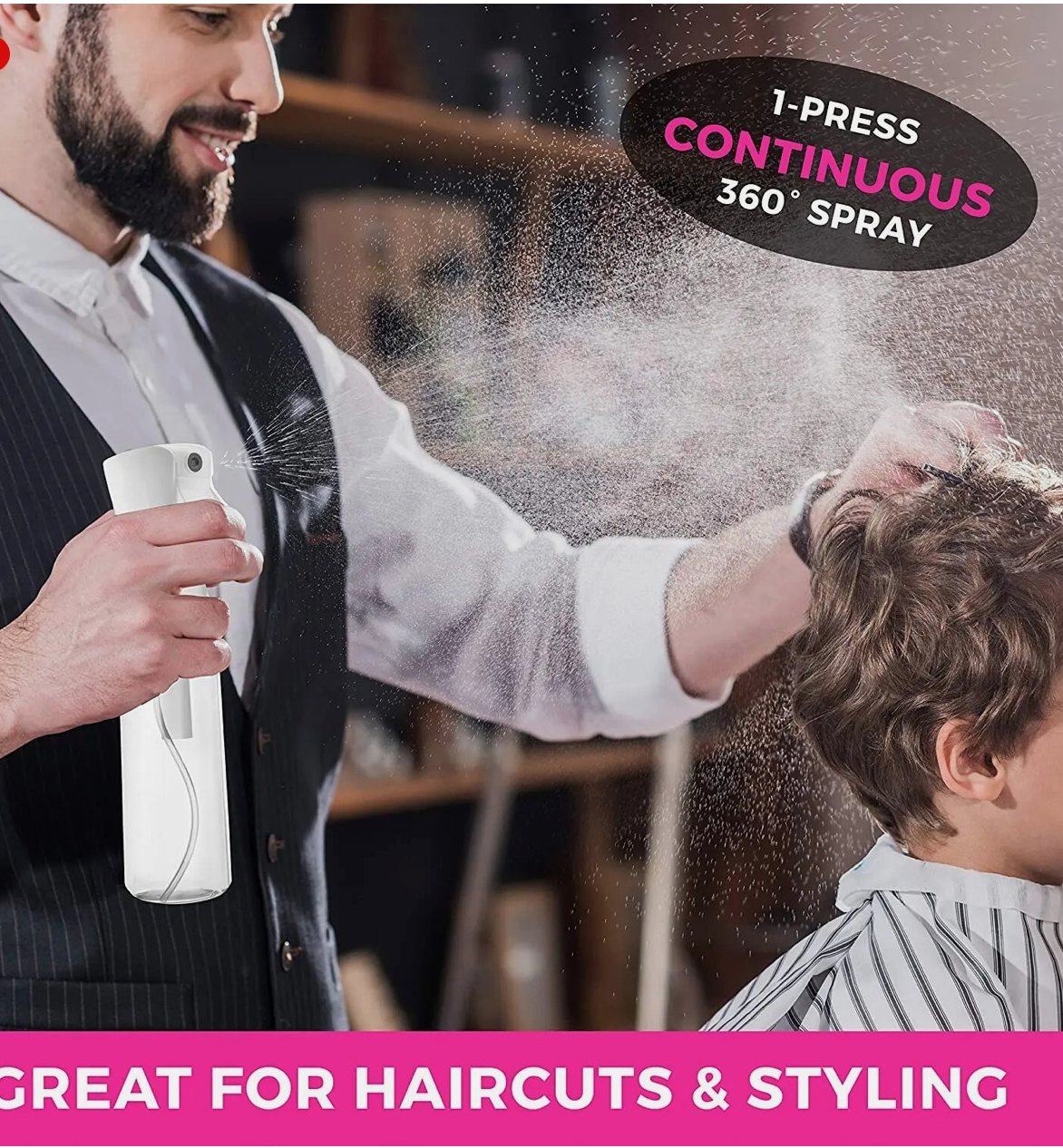 MACBETH COLLECTION - CONTINUOUS ULTRA-FINE MIST SPRAY BOTTLE