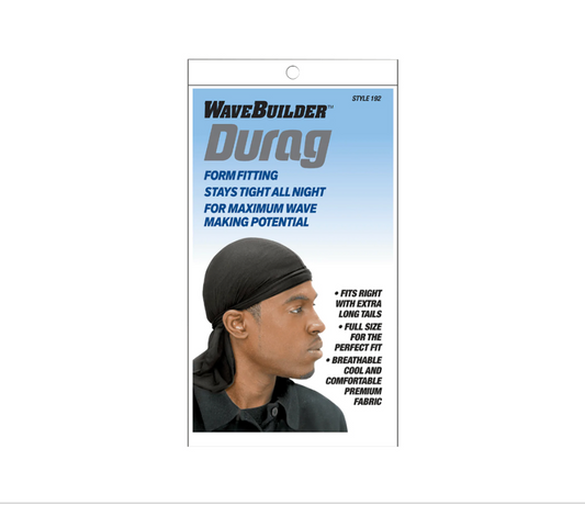 WAVE BUILDER DURAG - ASSORTED COLORS