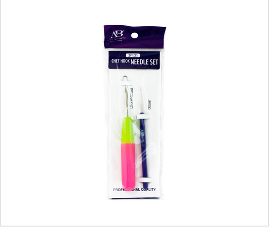 ANA BEAUTY CROCHET HOOK NEEDLE 2PCS/SET