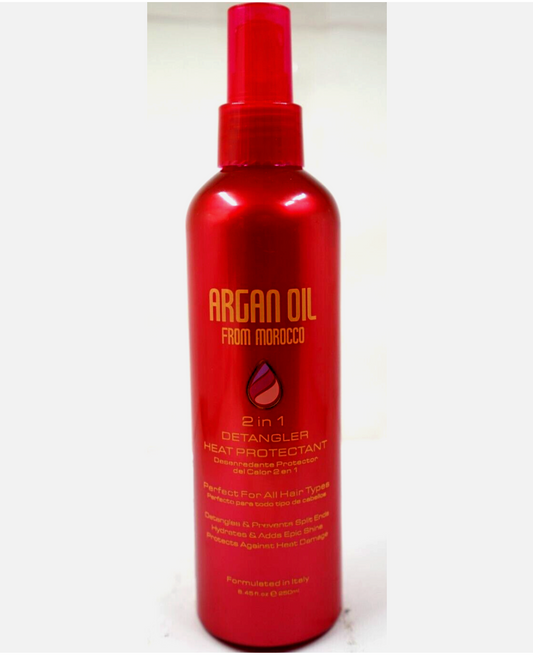 ARGAN OIL FROM MOROCCO-2-IN-1-DETANGLER-HEAT PROTECTANT