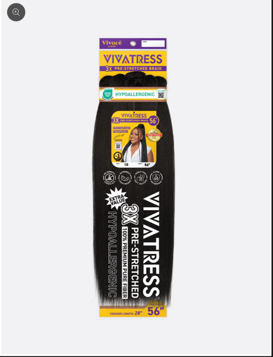 VIVACE BY KISS - VIVATRESS - 3X - PRE-STRETCHED - HYPO-ALLERGENIC - 56''