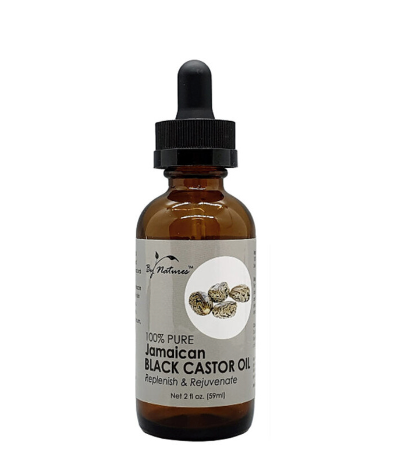 BY NATURES - 100% PURE - ORIGINAL JAMAICAN - BLACK CASTOR OIL
