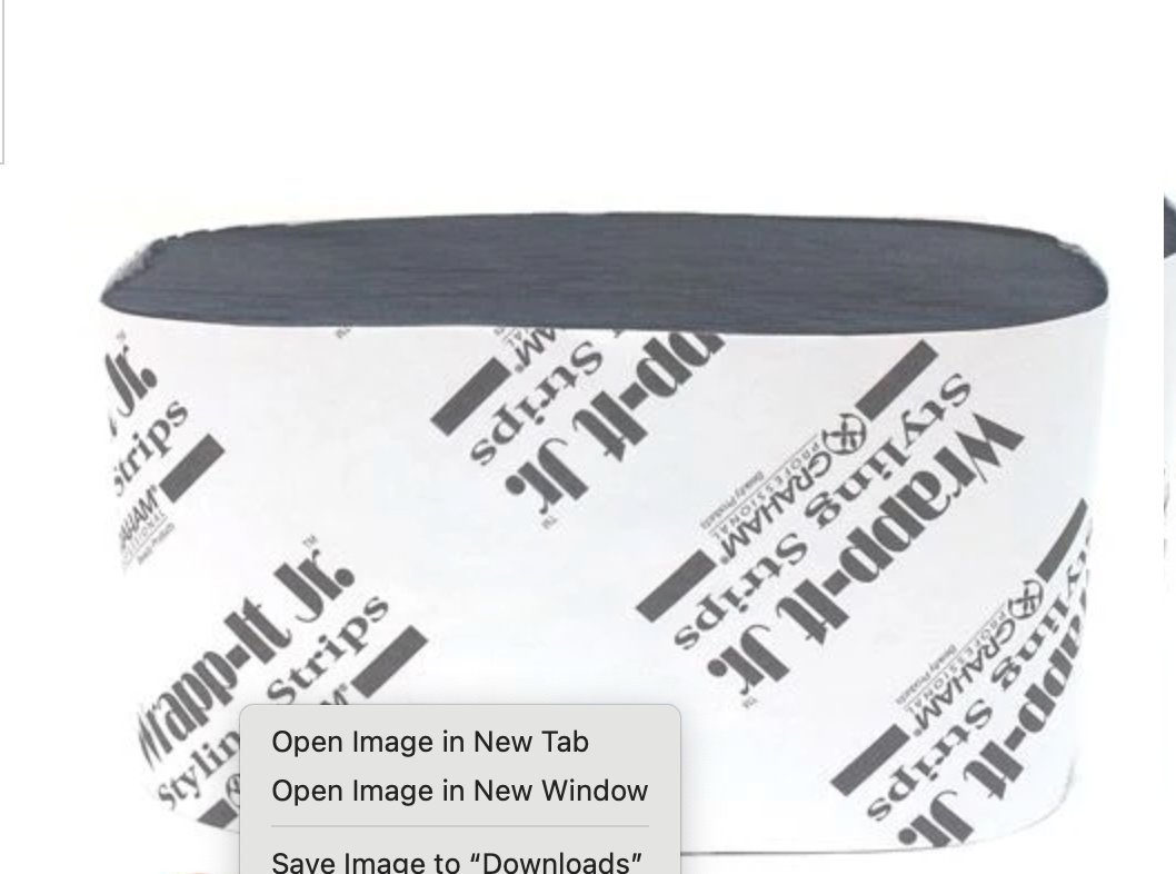 Graham Beauty - WRAPP-IT JR - Styling Strips - Black