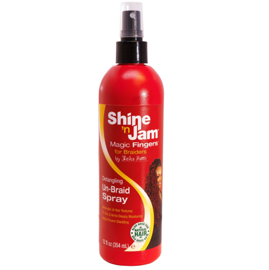 Shine 'n Jam - Magic Fingers for Braiders - Detangling Un-Braid Spray