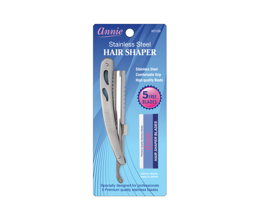 ANNIE HAIR SHAPER STAINLESS STEEL W/BLADES