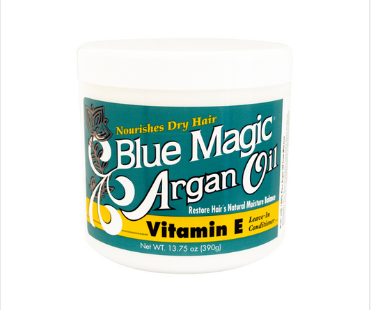BLUE MAGIC - ARGAN OIL - VITAMIN E - LEAVE-IN CONDITIONER