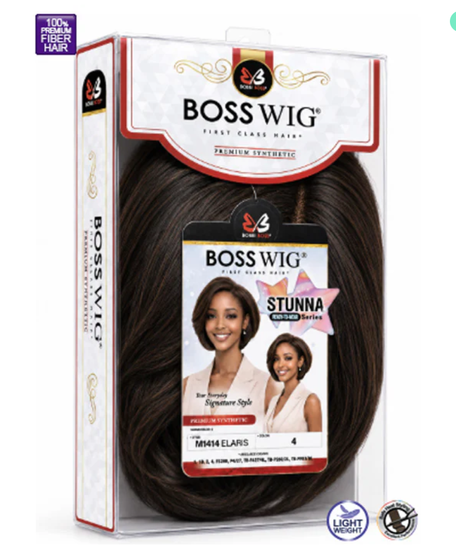 BOSS WIG -PREMIUM SYNTHETIC - M1414 - ELARIS - STUNNA
