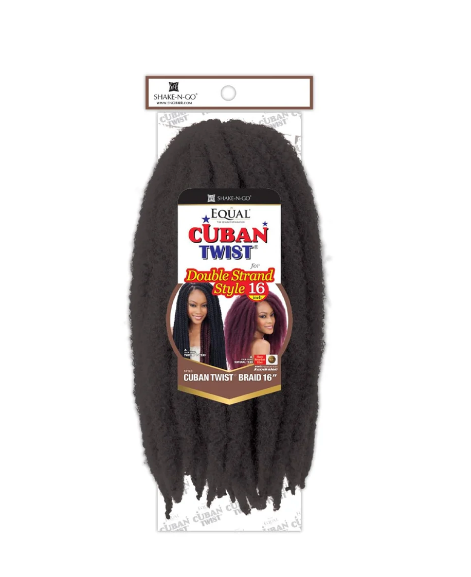SHAKE N GO - EQUAL - CUBAN TWIST FOR DOUBLE STRAND STYLE - 16''