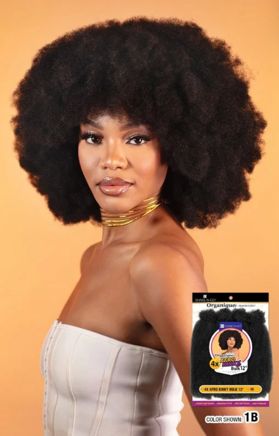 SHAKE N GO - OG 4X - AFRO KINKY BULK - 12''