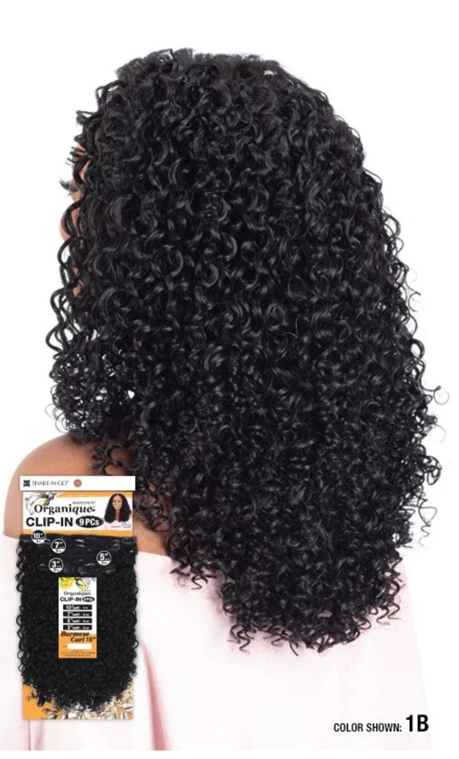 SHAKE N GO - OG BURMESE CURL - 9PCS CLIP-IN - 18''