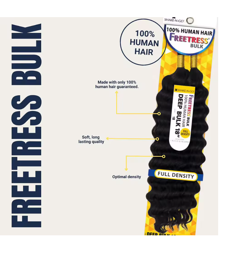 Shake n Go - Human Hair - Freetress Deep Bulk Boho - 18''