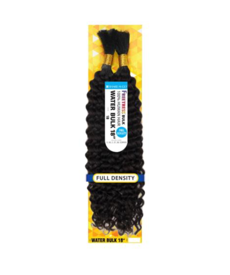 Shake n Go - Human Hair - Water Bulk Boho - 18''
